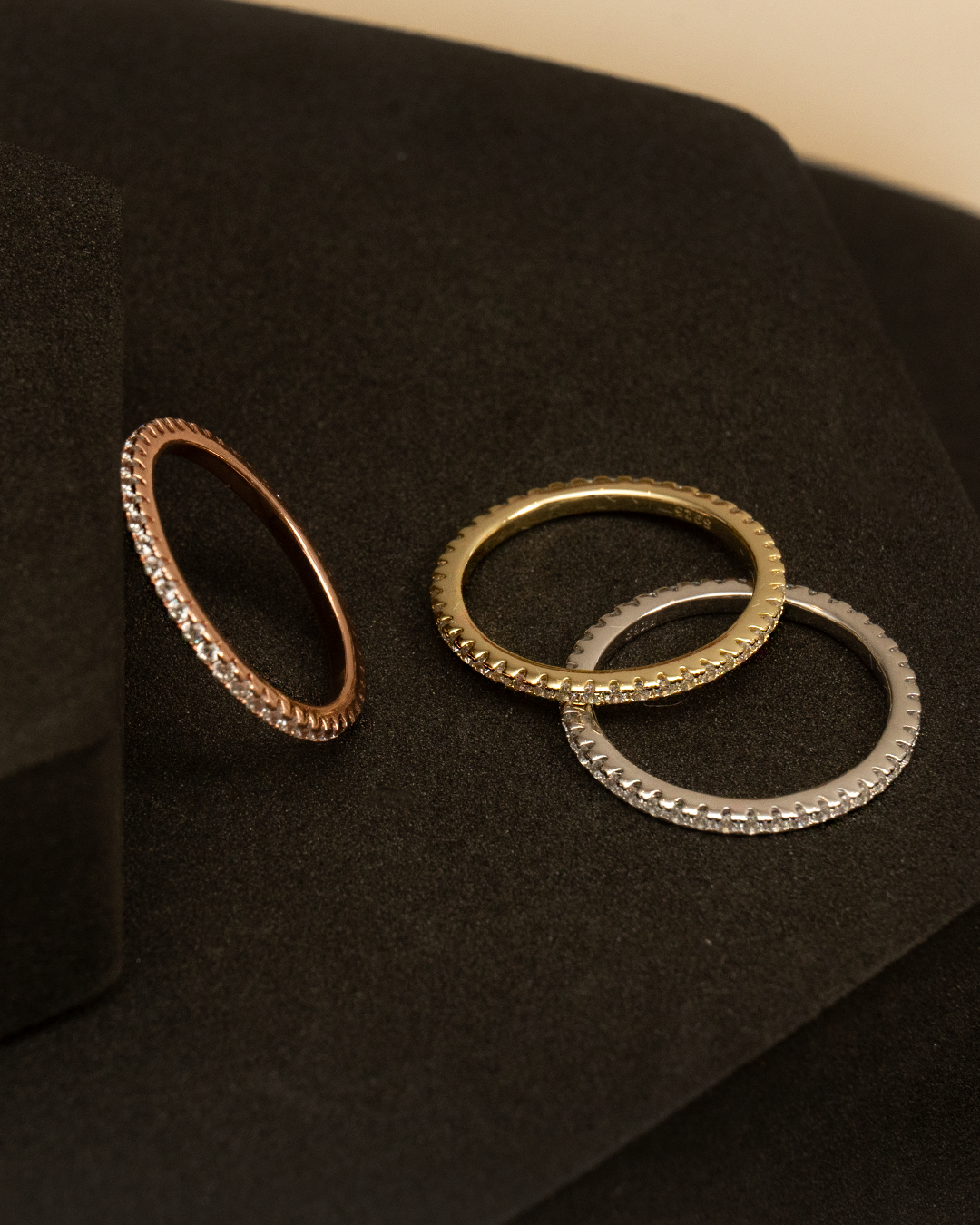 925 Silver European And American Simple Ring