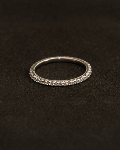 925 Silver European And American Simple Ring