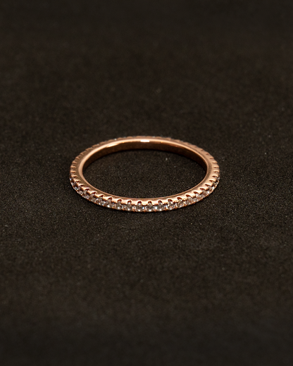 925 Silver European And American Simple Ring