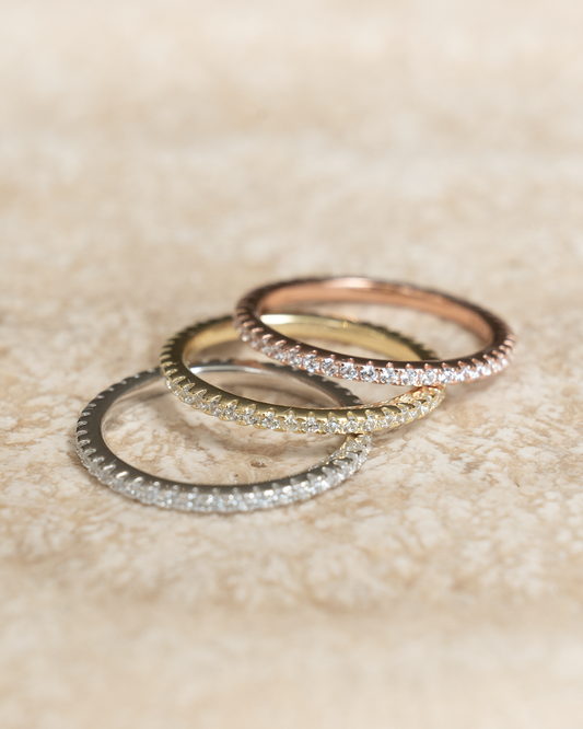 925 Silver European And American Simple Ring