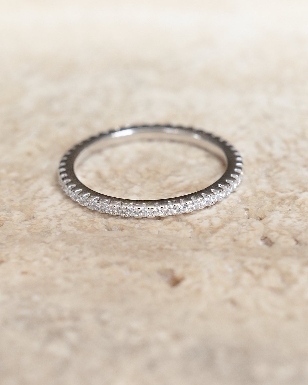925 Silver European And American Simple Ring