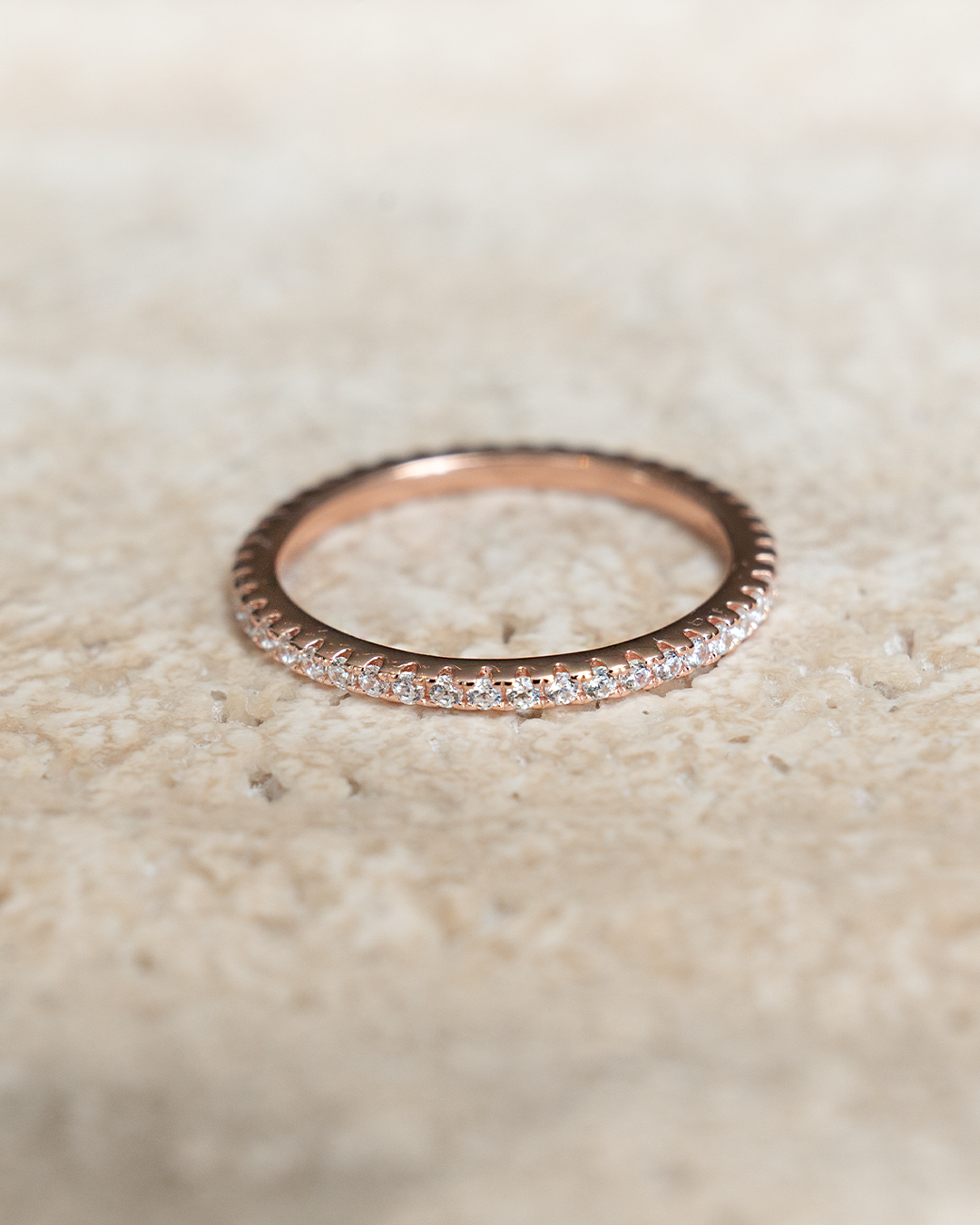 925 Silver European And American Simple Ring