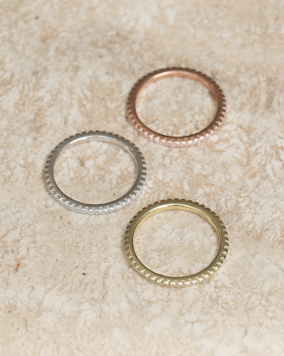 925 Silver European And American Simple Ring