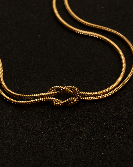 Bohemian Style Fashion Knotted Snake Bones Chain Bracelet